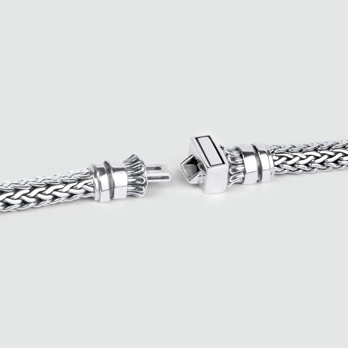 Mirza - Sterling Silver Braided Bracelet 7mm