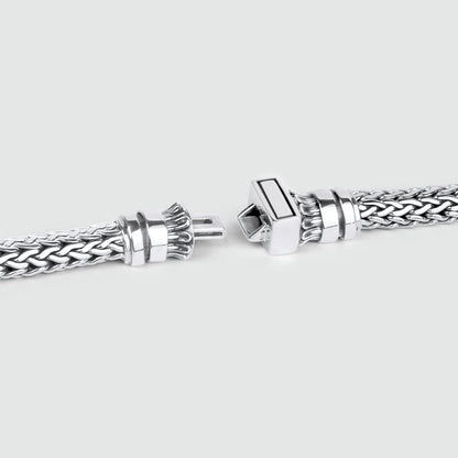 Mirza - Sterling Silver Braided Bracelet 7mm