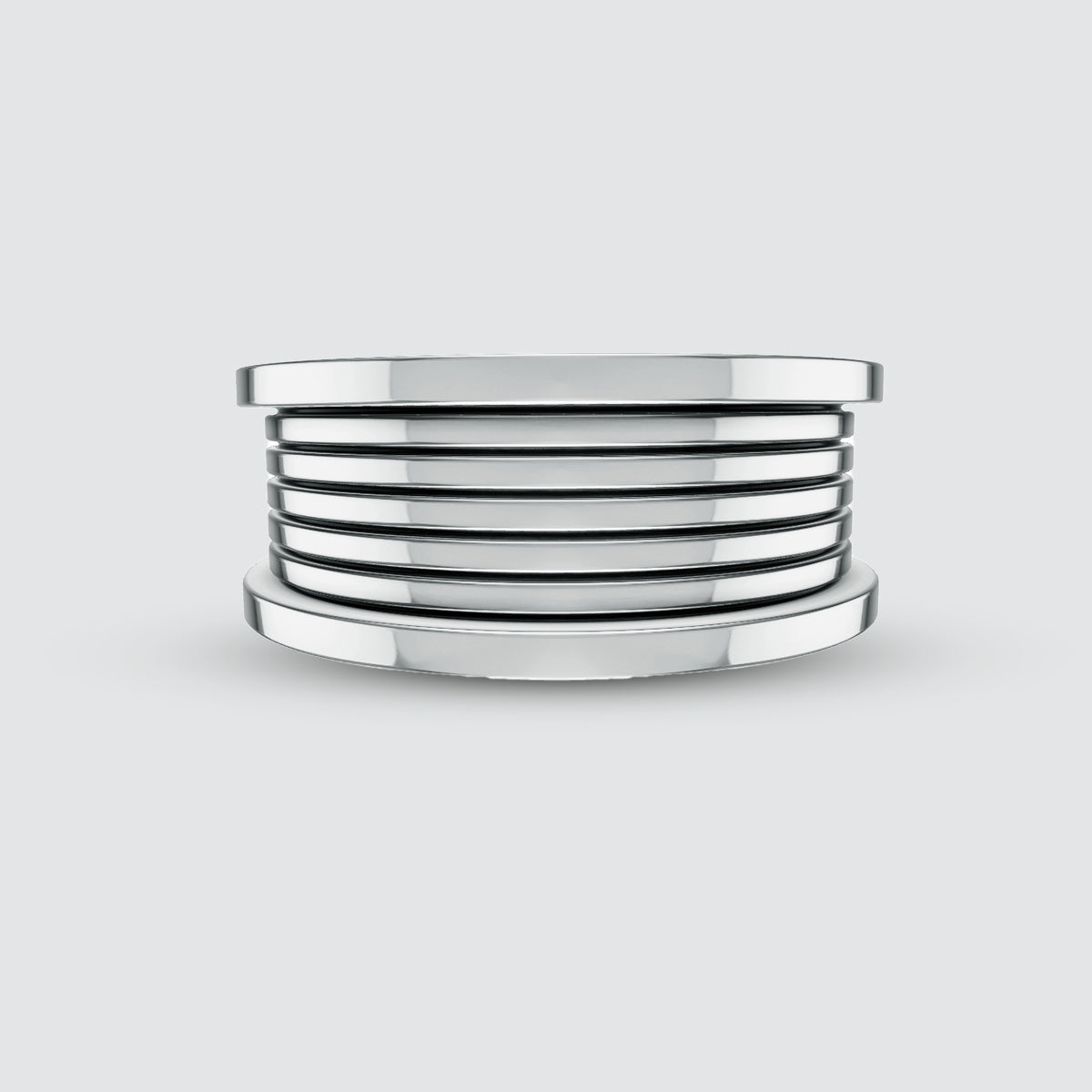 Yanel - Oxidised Sterling Silver Ring 10mm