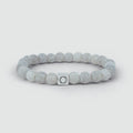 Abyad - White Beaded Bracelet 6mm