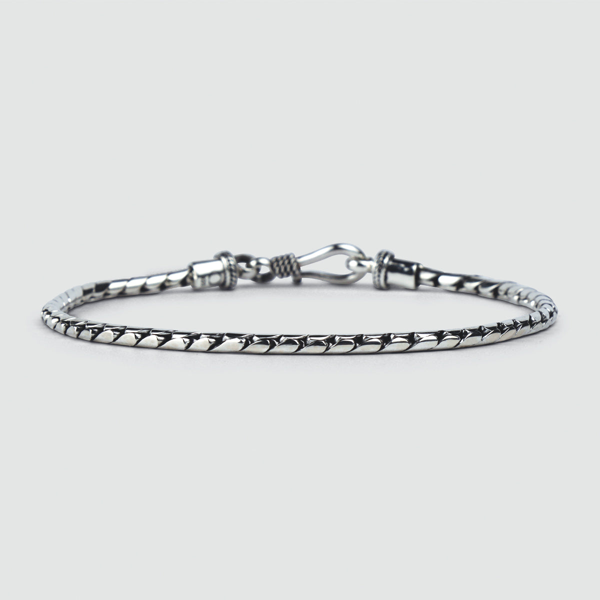 Emir -Sterling Silver Minimalist Bracelet 2.5mm
