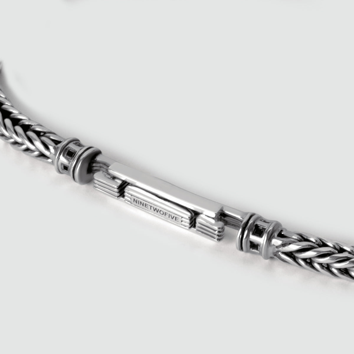 Adam - Sterling Silver Braided Bracelet 5mm