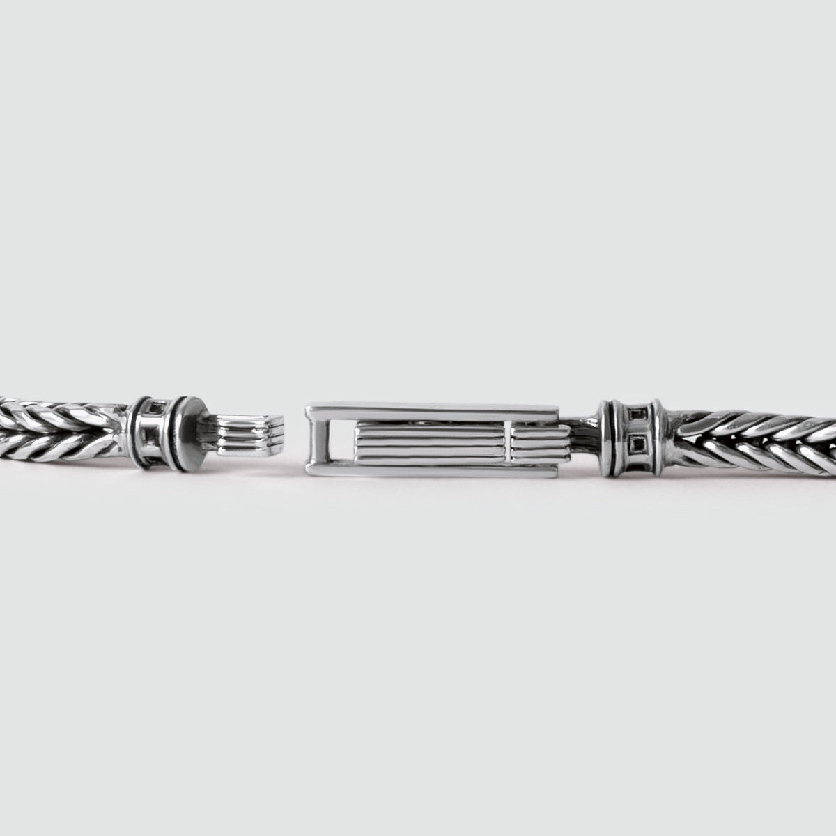 Adam - Sterling Silver Braided Bracelet 5mm