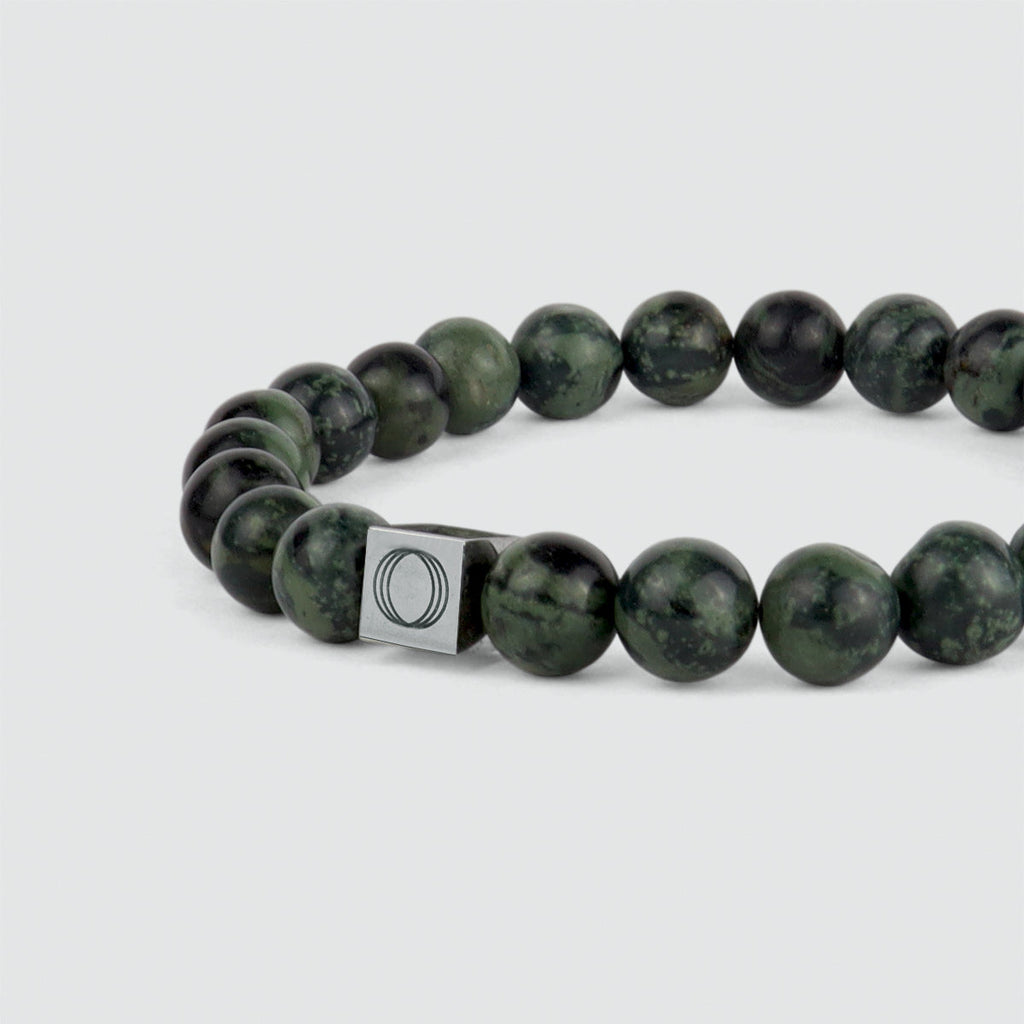 Ahgdar -  Green Beaded Bracelet 8mm