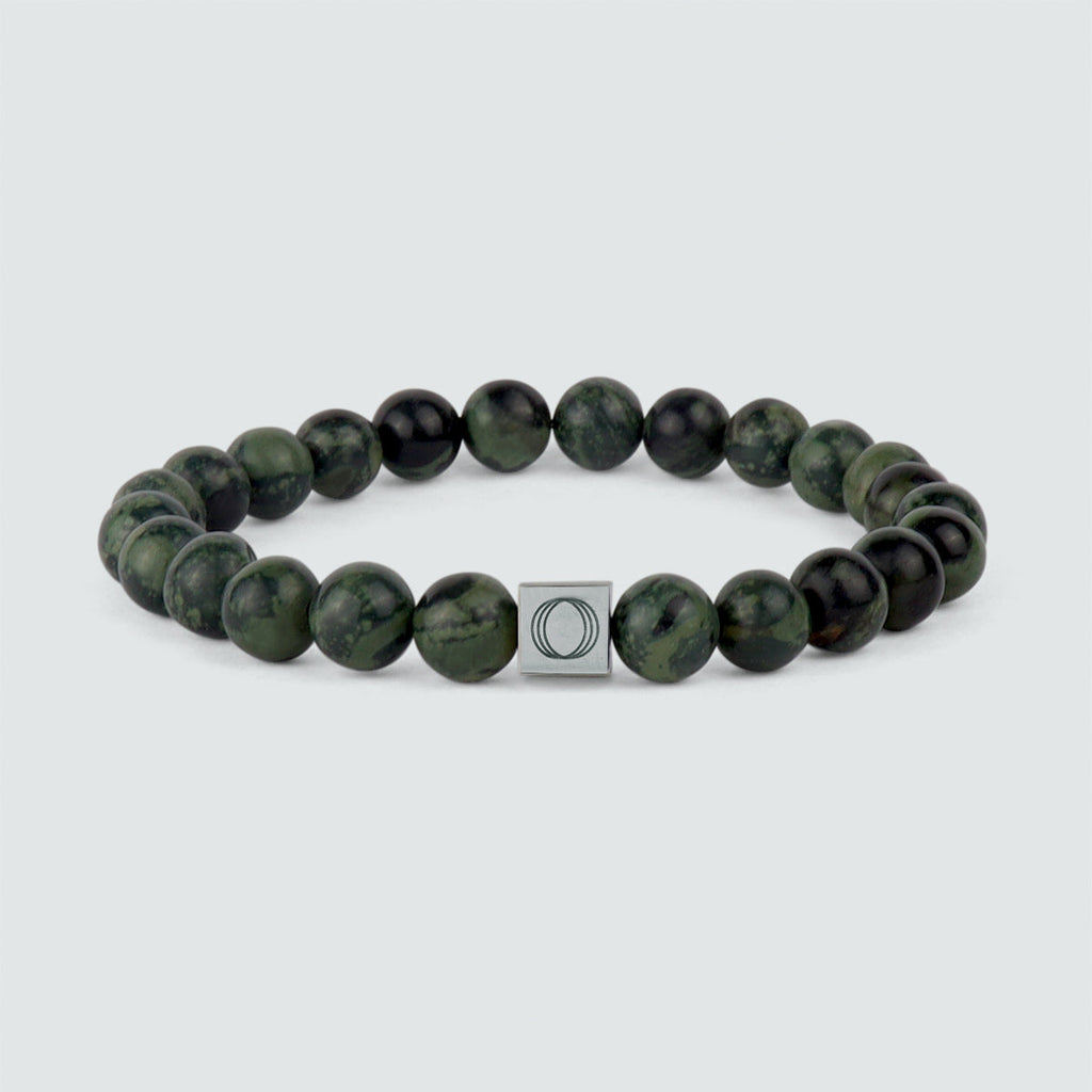 Ahgdar -  Green Beaded Bracelet 8mm