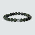 Ahgdar -  Green Beaded Bracelet 8mm