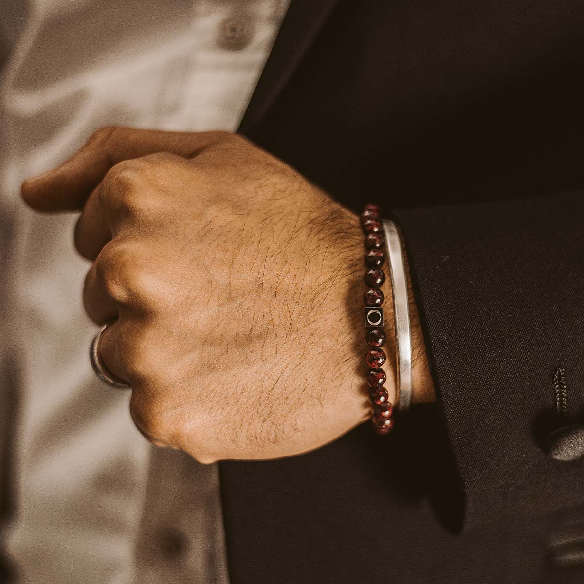 Ahmar - Red Beaded Bracelet 6mm