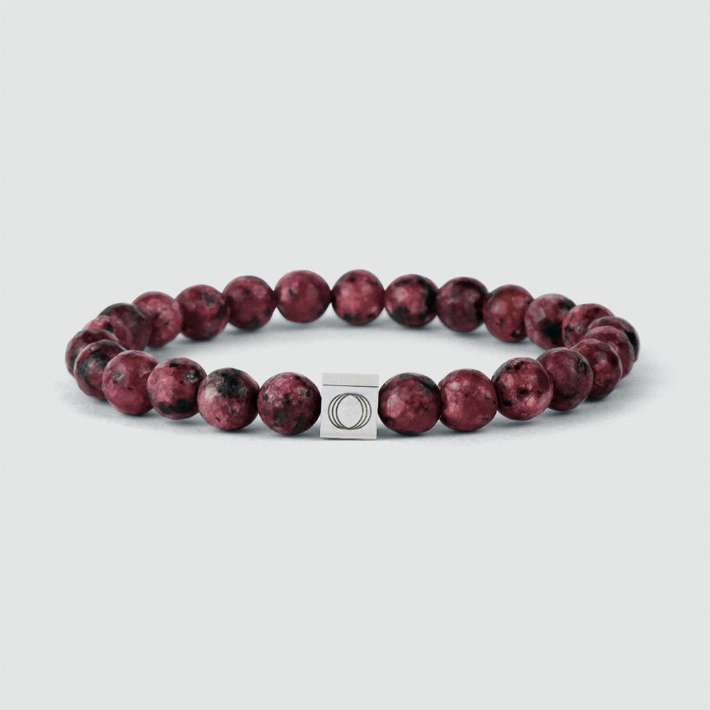 Ahmar - Red Beaded Bracelet 8mm