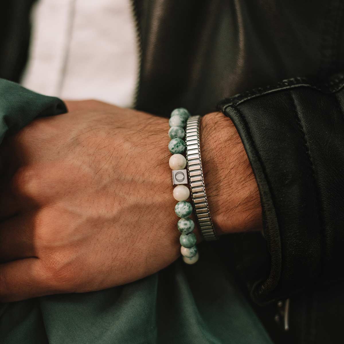 Akhdir - Jade Beaded Bracelet 8mm