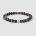 Albuna - Brown Beaded Bracelet 6mm