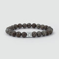 Albuna - Brown Beaded Bracelet 8mm