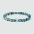 Alfiruz - Turquoise Beaded Bracelet 6mm