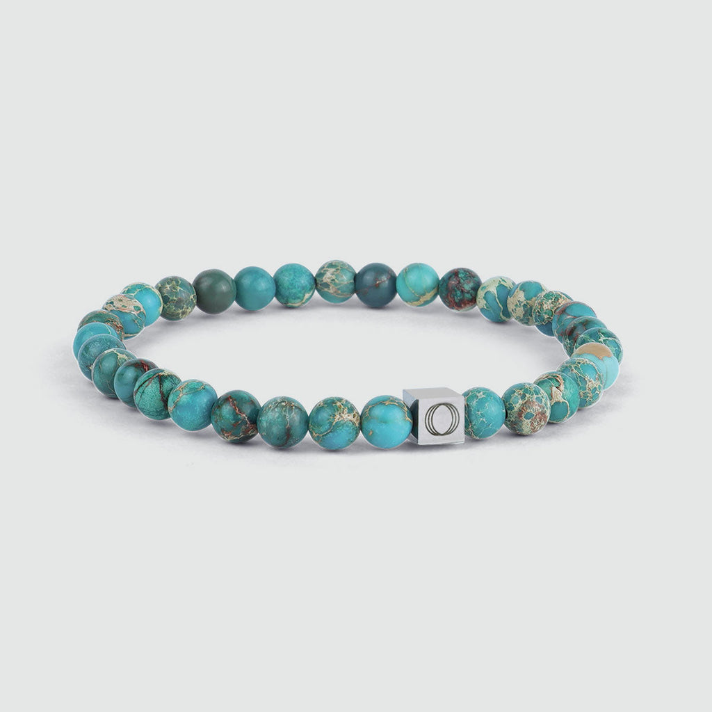 Alfiruz - Turquoise Beaded Bracelet 6mm