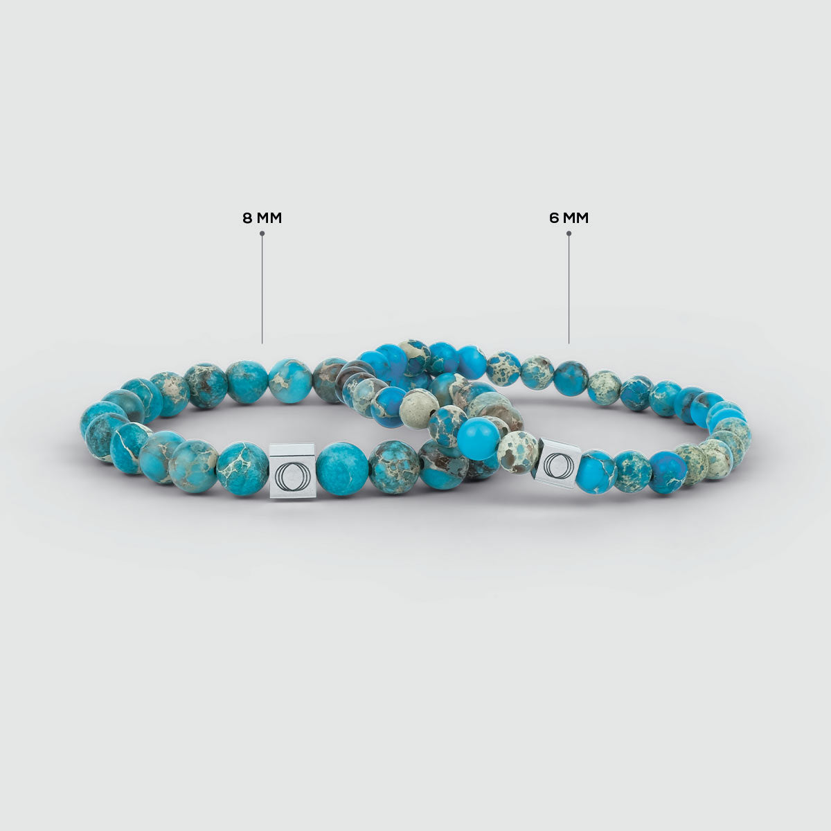 Alfiruz - Turquoise Beaded Bracelet 8mm