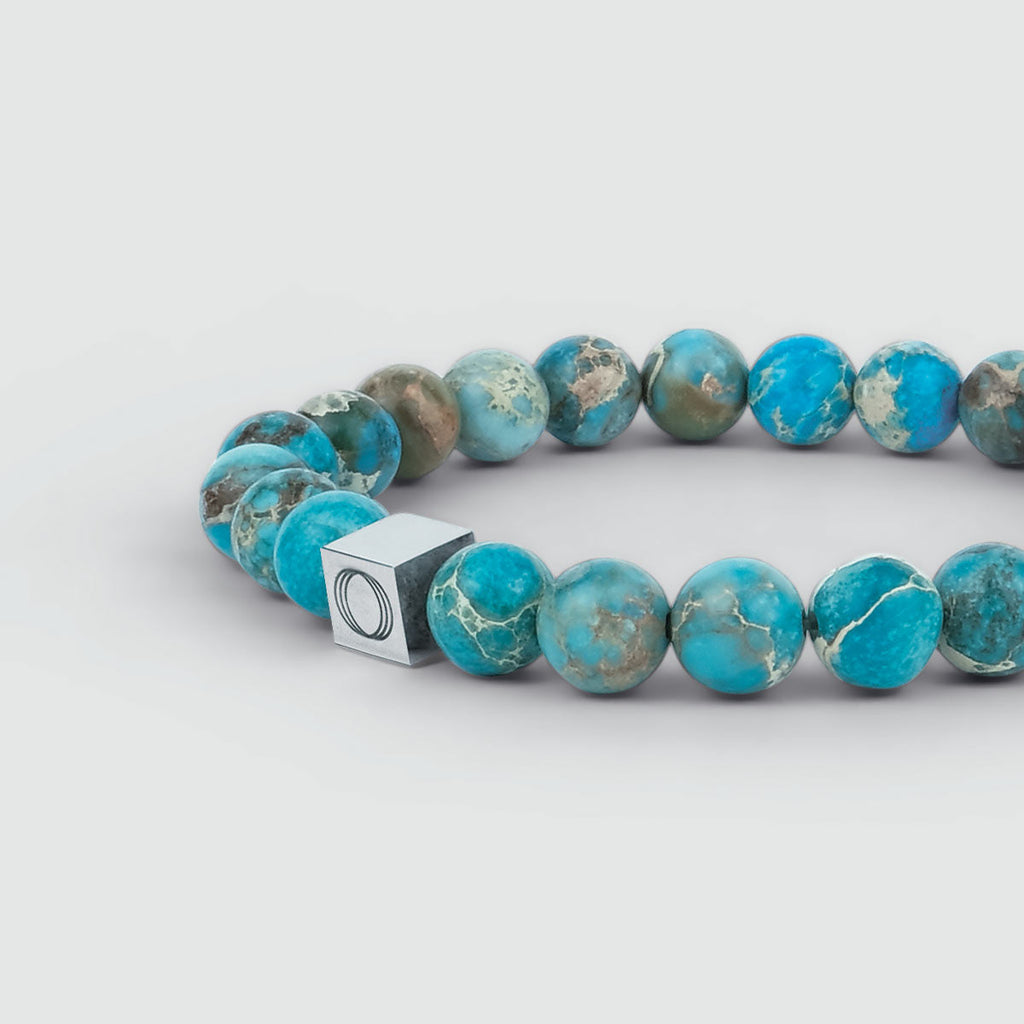Alfiruz - Turquoise Beaded Bracelet 8mm