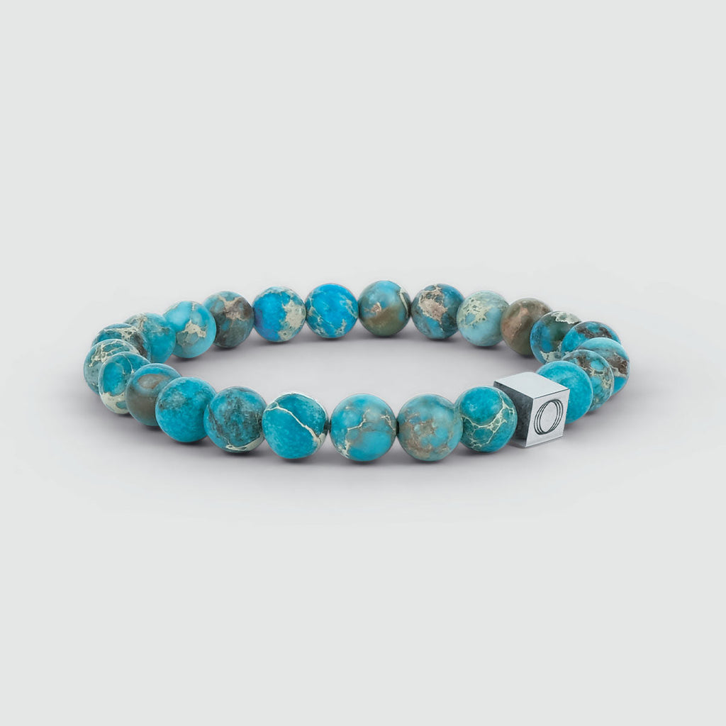 Alfiruz - Turquoise Beaded Bracelet 8mm