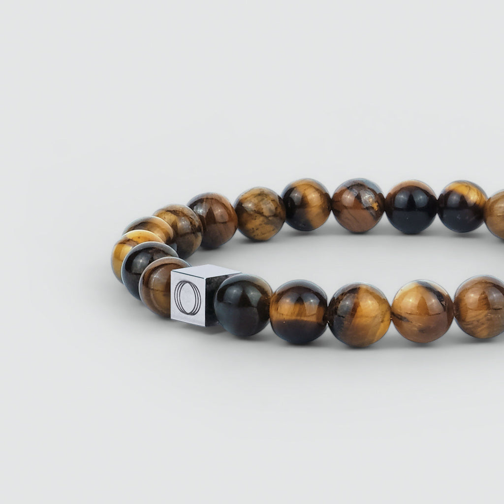 Alnamr - Tiger Eye Beaded Bracelet 8mm