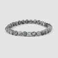 Alrazas - Grey Beaded Bracelet 6mm