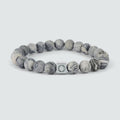 Alrazas - Grey Beaded Bracelet 8mm