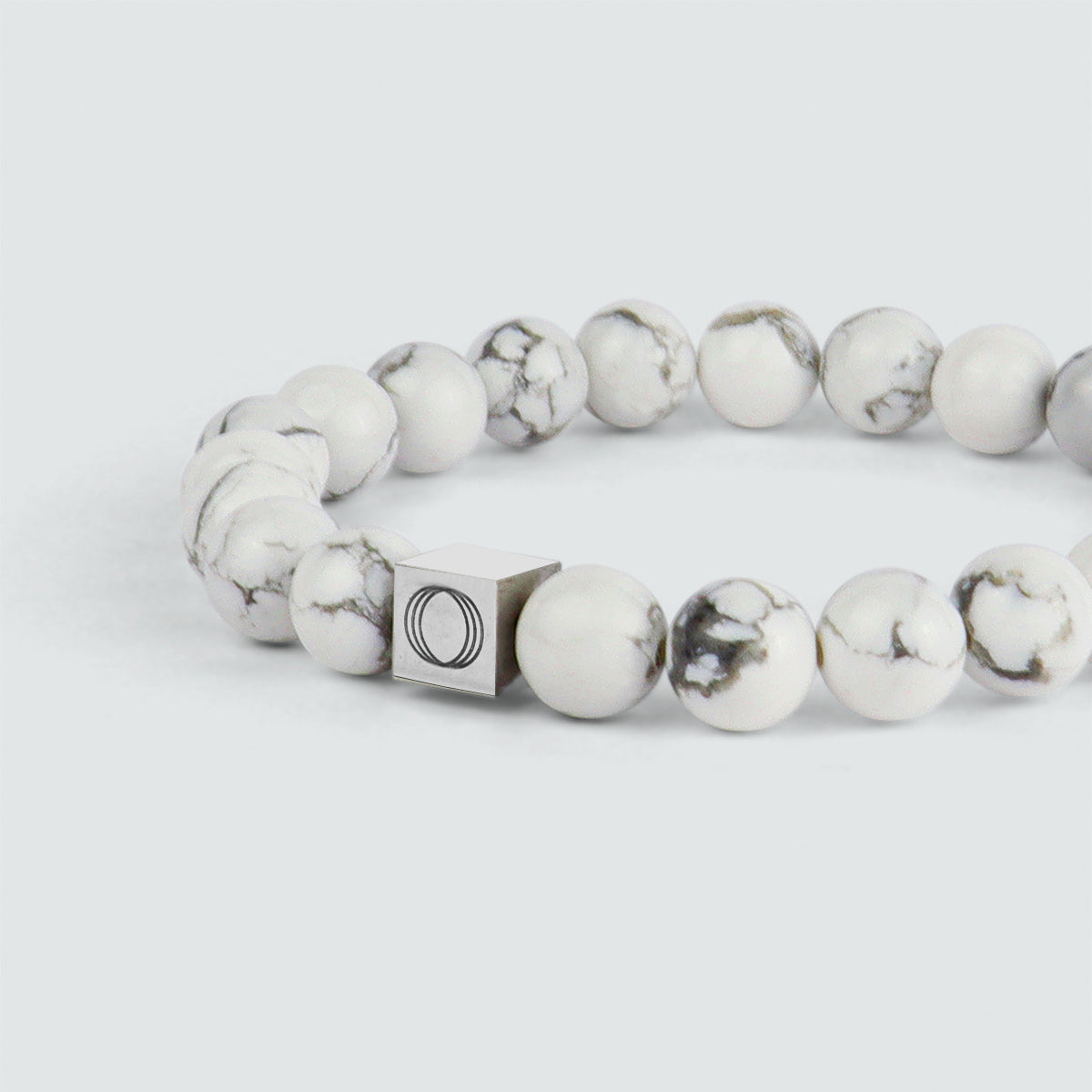 Alrukham - White Beaded Bracelet 8mm