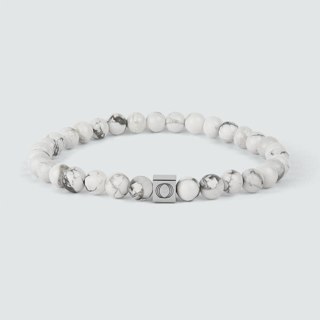 Alrukham - White Beaded Bracelet 6mm