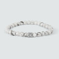 Alrukham - White Beaded Bracelet 6mm