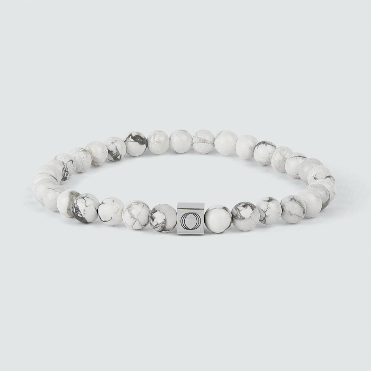 Alrukham - White Beaded Bracelet 6mm