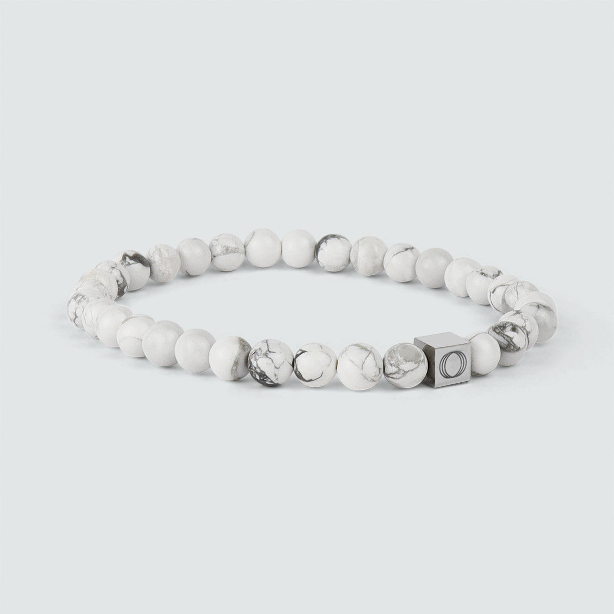 Alrukham - White Beaded Bracelet 6mm