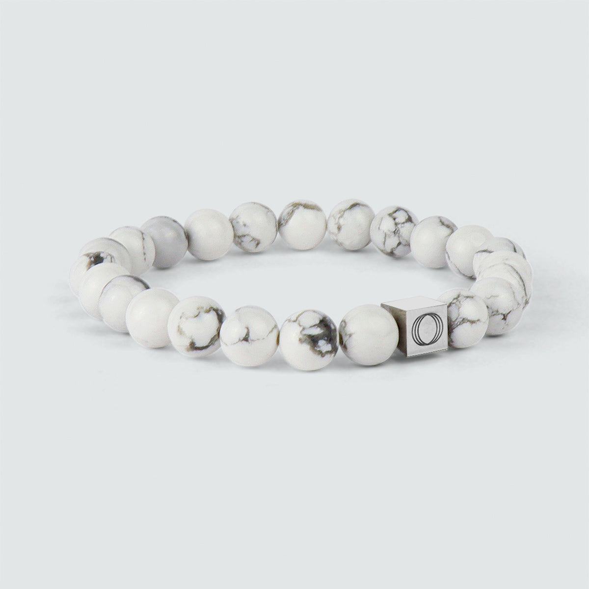 Alrukham - White Beaded Bracelet 8mm