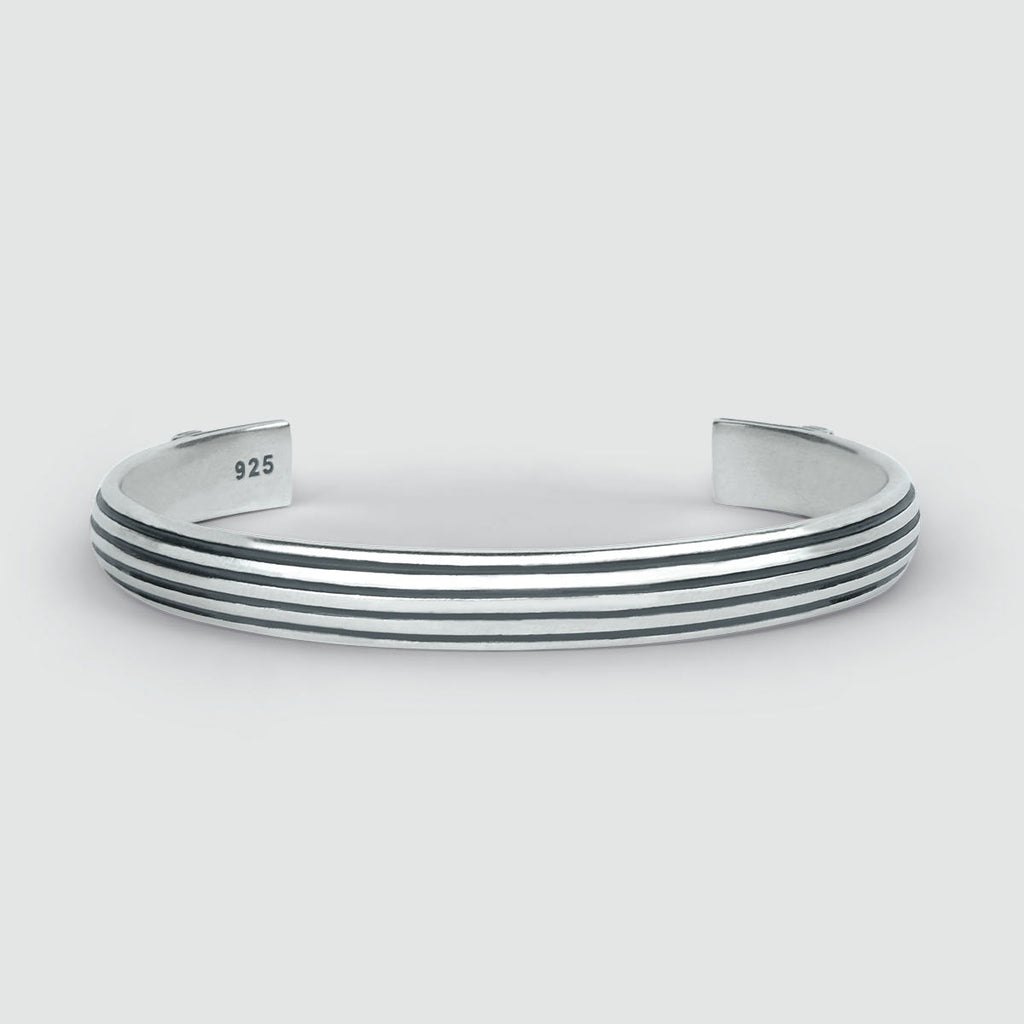 Arkan - Sterling Silver Bangle Bracelet 8mm