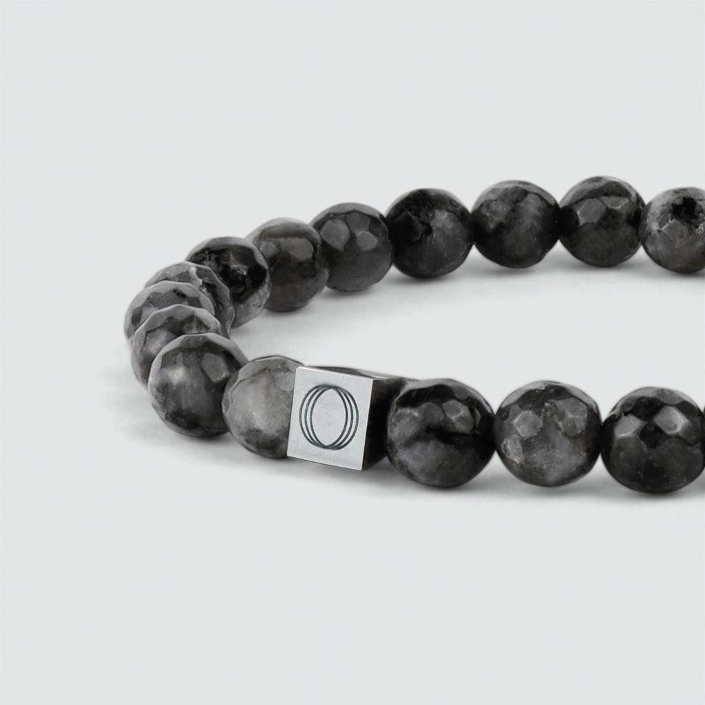 Aswad - Black Beaded Bracelet 8mm
