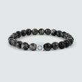Aswad - Black Beaded Bracelet 6mm