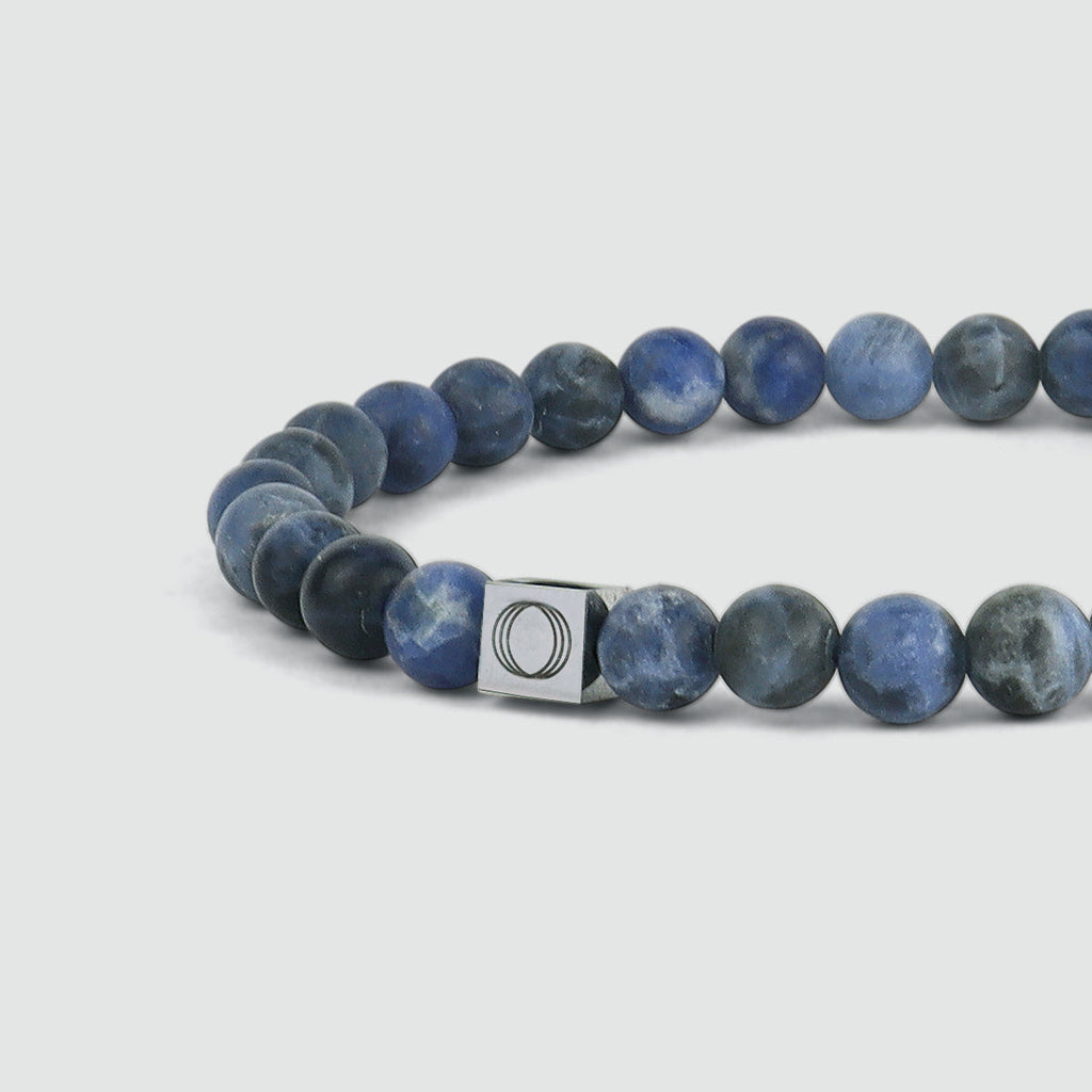 Azraq - Blue Beaded Bracelet 6mm