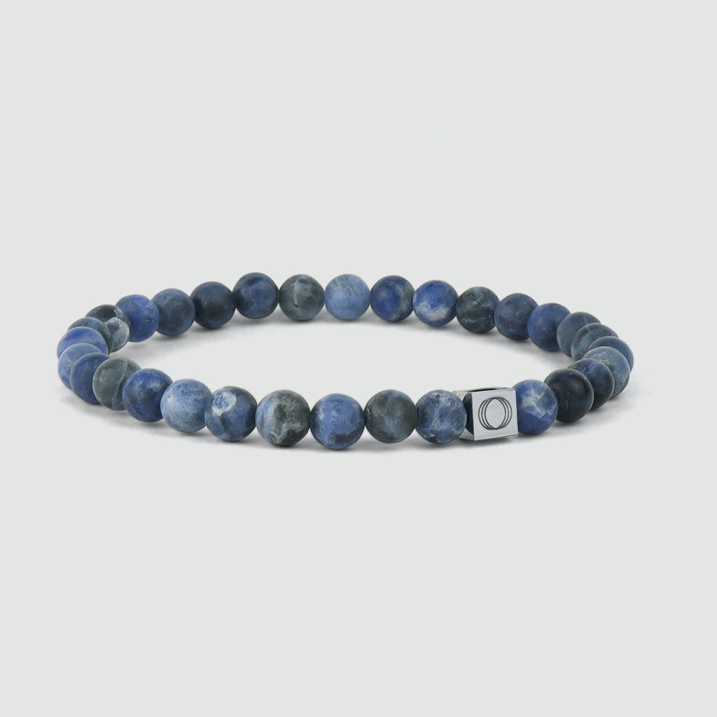 Azraq - Blue Beaded Bracelet 6mm