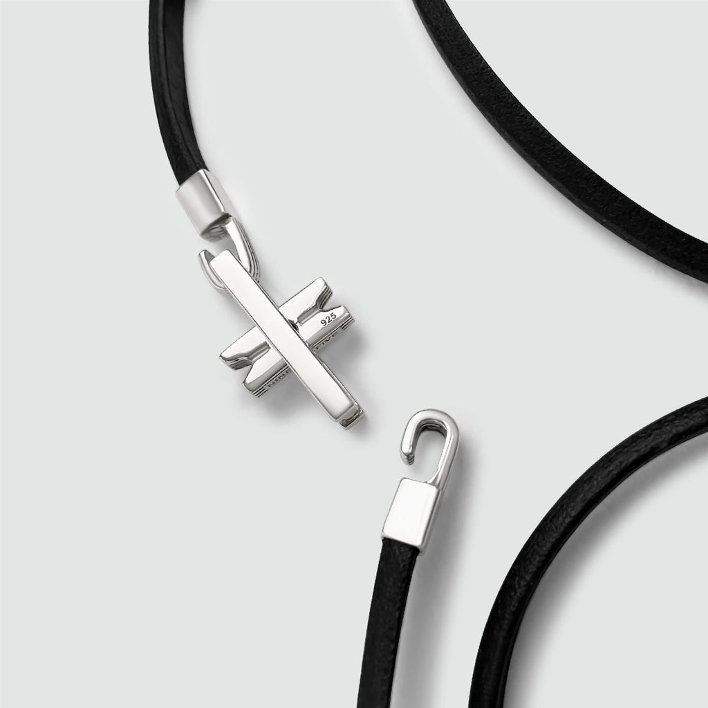 Rami - Genuine Black Leather Bracelet 5mm