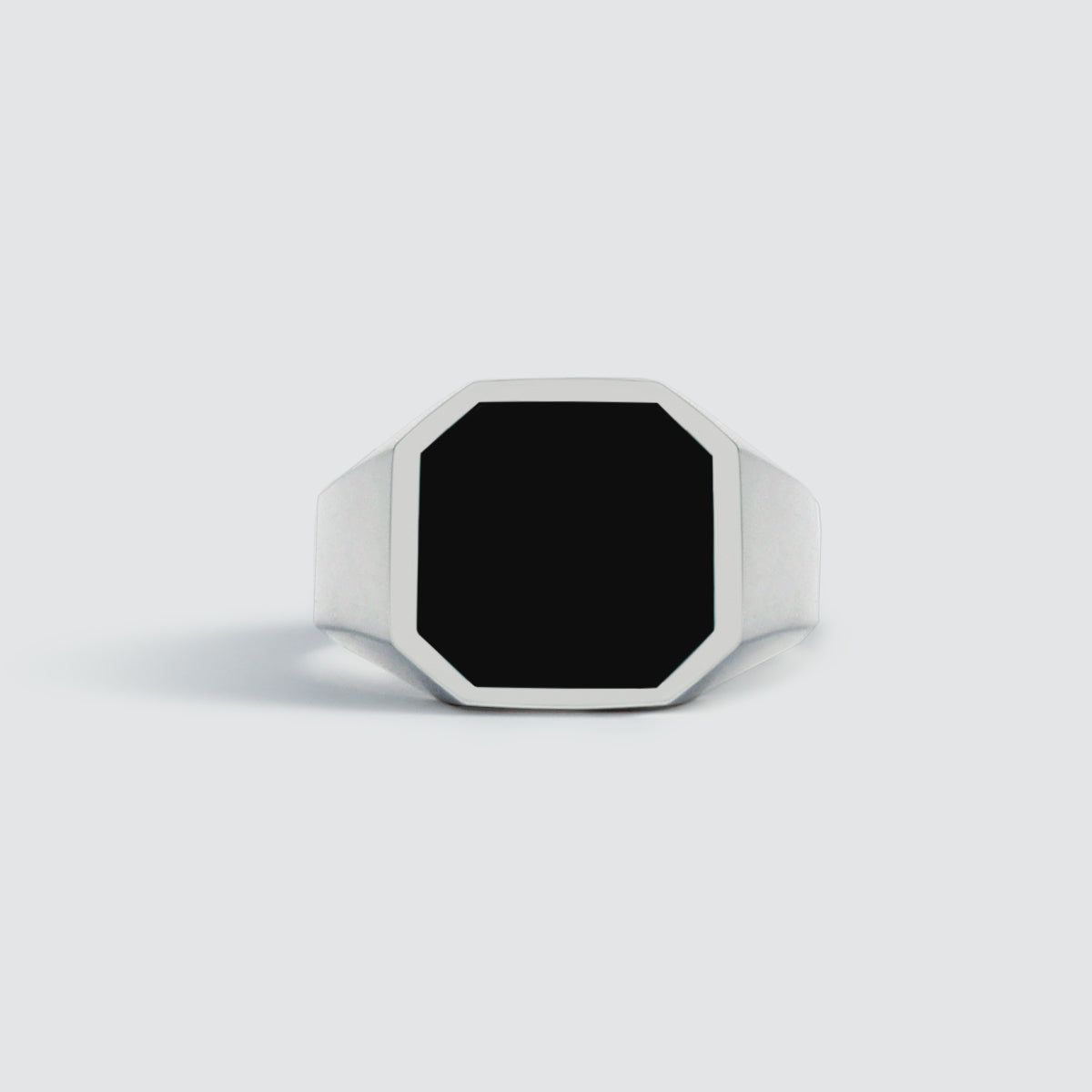 Naim - Black Onyx Signet Ring 13mm