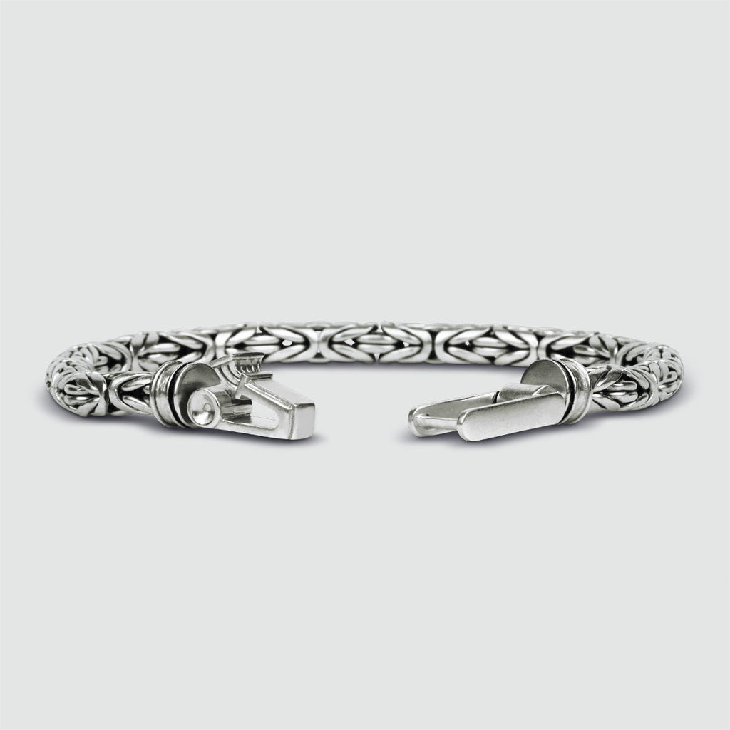 Turath - Sterling Silver Byzantine Kings Bracelet 5mm