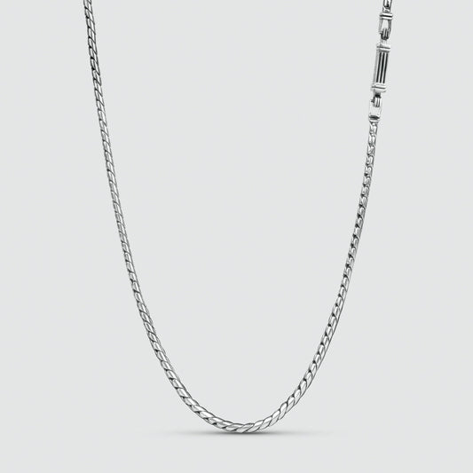 Emir - Sterling Silver Minimalist Necklace 2.5mm