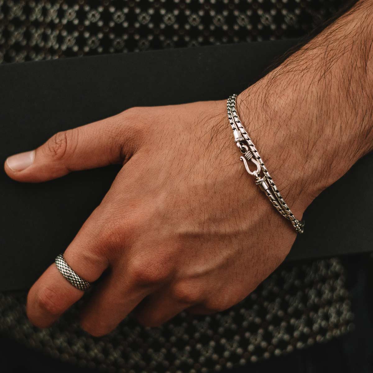 Emir -Sterling Silver Minimalist Bracelet 2.5mm