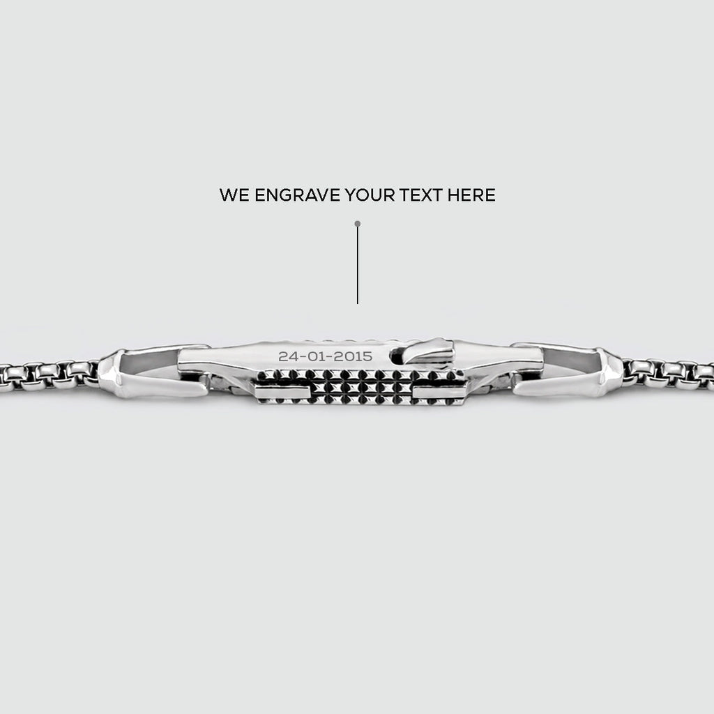 Kamal - Sterling Silver Venetian Box Chain Necklace 3mm