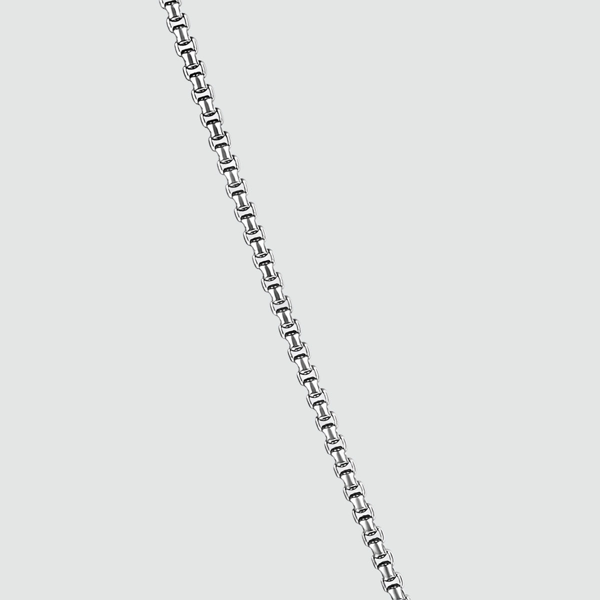 Kamal - Sterling Silver Venetian Box Chain Necklace 3mm