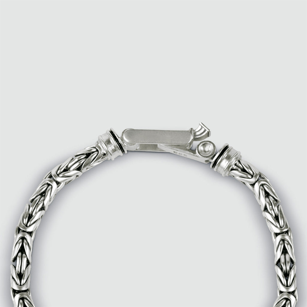 Turath - Sterling Silver Byzantine Kings Bracelet 5mm