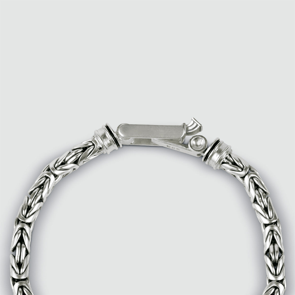 Turath - Sterling Silver Byzantine Kings Bracelet 5mm