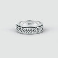 Hani - Sterling Silver Spinner Ring 7mm