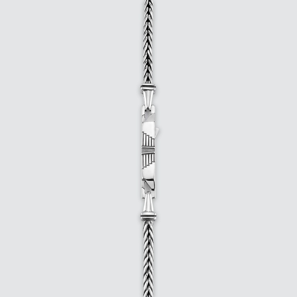 Anis - Sterling Silver Wheat Chain Necklace 3mm