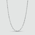Kadeem - Sterling Silver Ornaments Chain Necklace 3.5mm