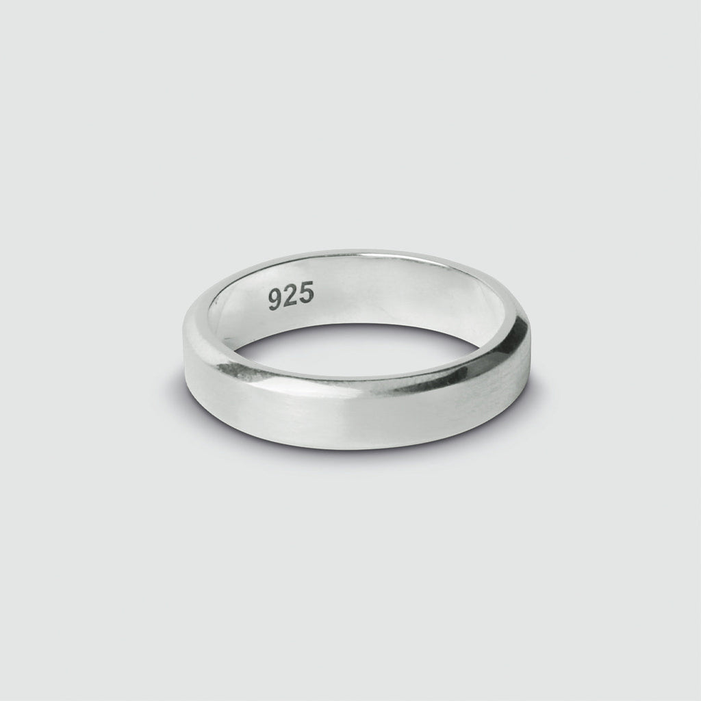 Tamir - Matt Silver Ring 6mm