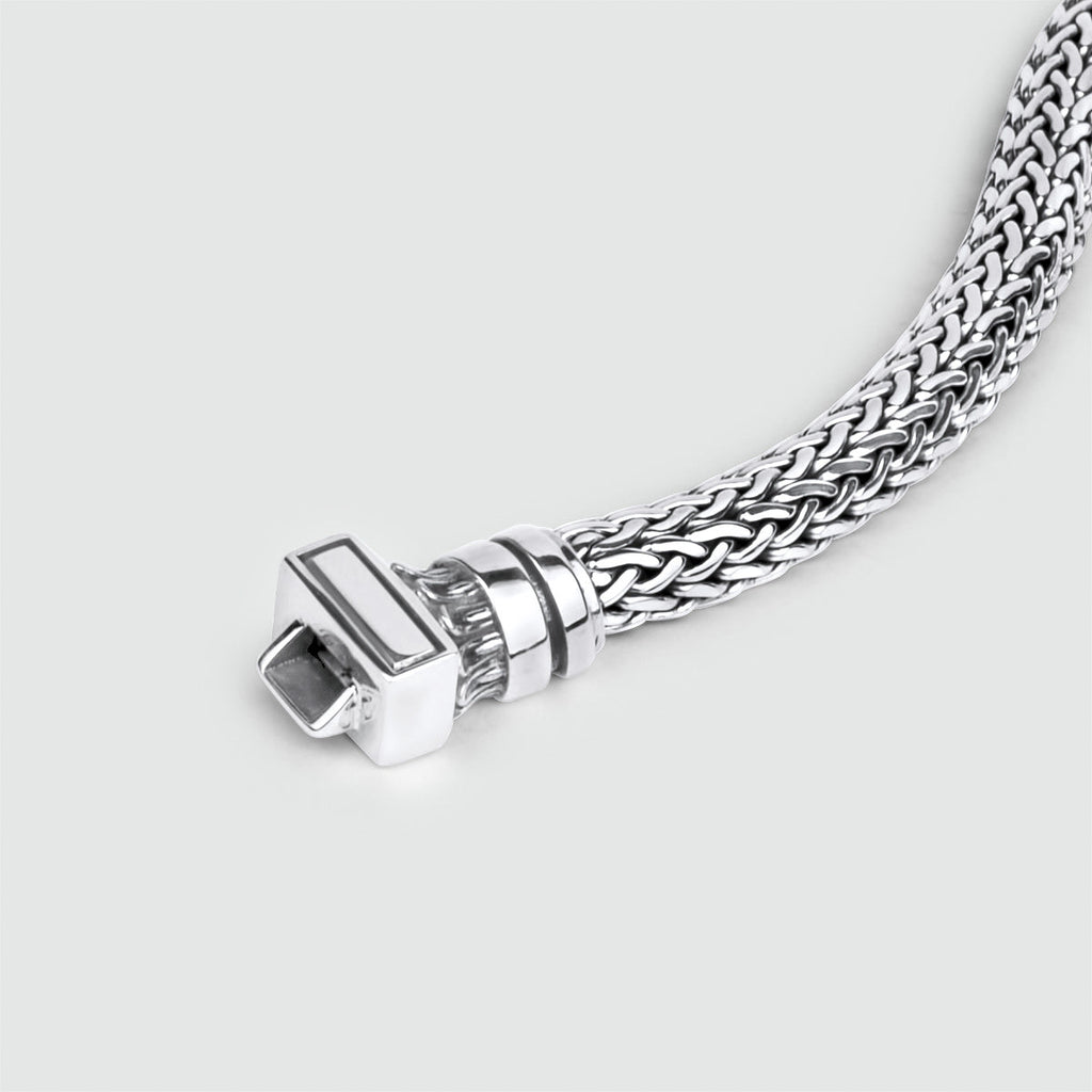 Mirza - Sterling Silver Braided Bracelet 7mm
