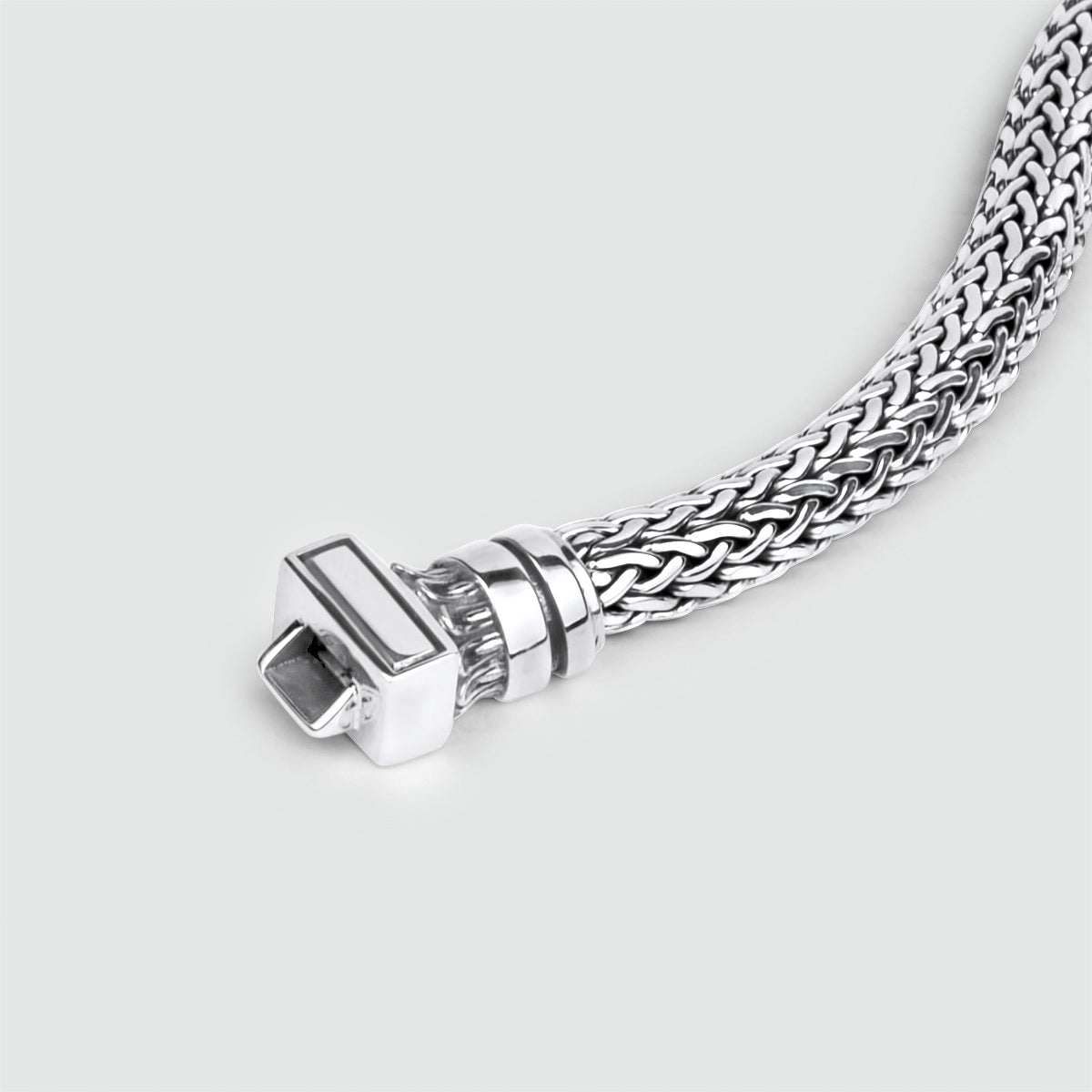 Mirza - Sterling Silver Braided Bracelet 7mm