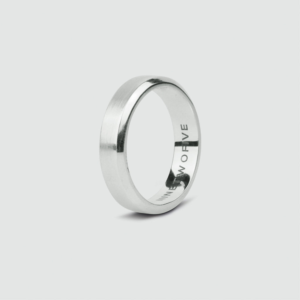 Tamir - Matt Silver Ring 6mm